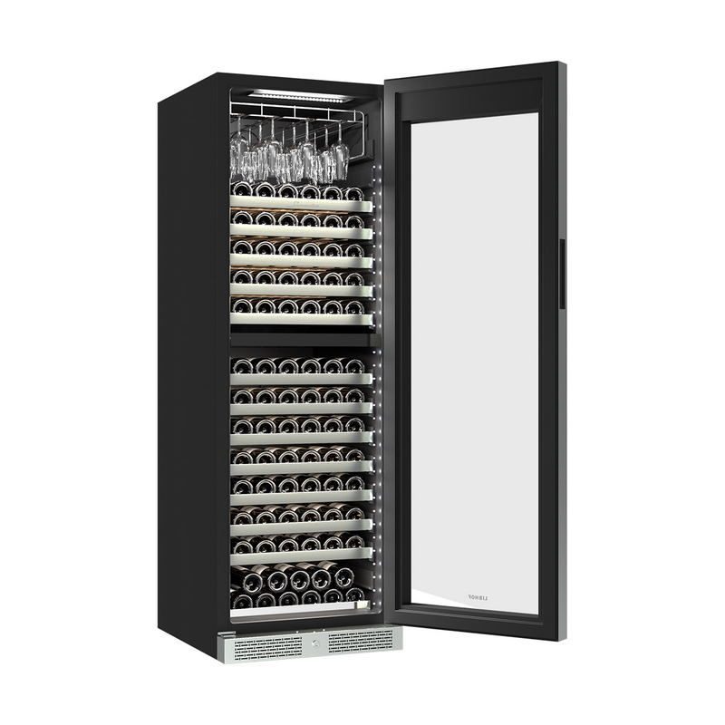 Фото Шкаф винный Libhof SQD-165 black — арт. libsqd165b 4