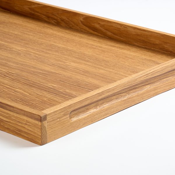 Фото Ящик для подачи низкий PPwood L 530 мм, B 370 мм, H 40 мм, дуб — арт. Q654O-06N 2