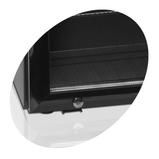Фото Шкаф для икры и пресервов TEFCOLD — арт. UR90G-SUB ZERO Черный 1