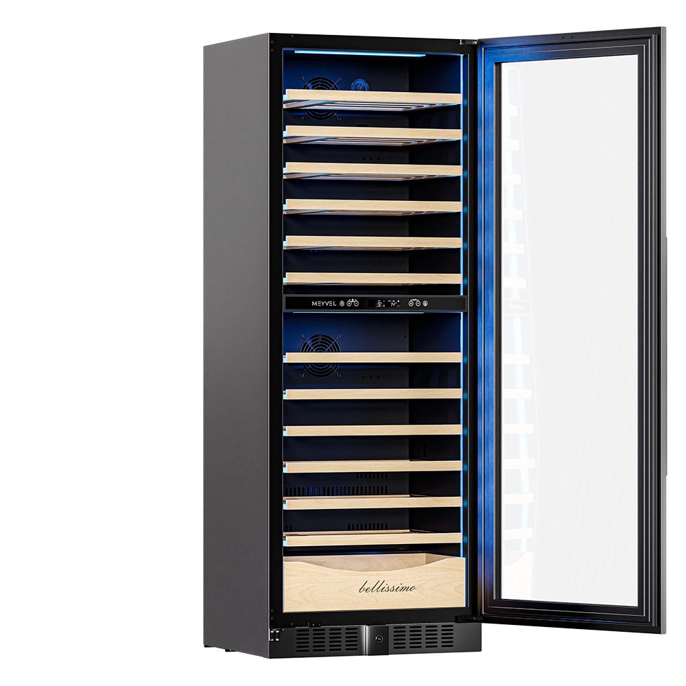 Фото Шкаф винный Meyvel MV95-KBT2 (Slim) компрессорный 4