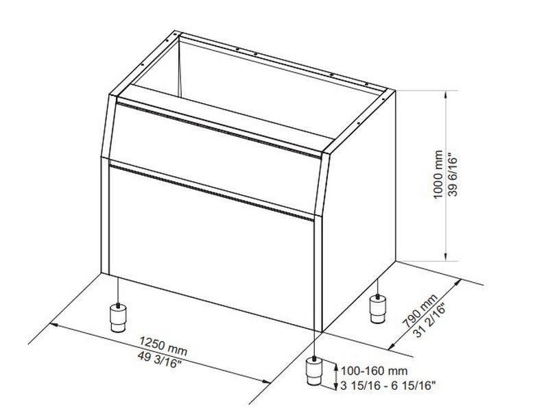 Фото Бункер для льда Brema BIN 350*C150 — арт. 33092SV0309999 1