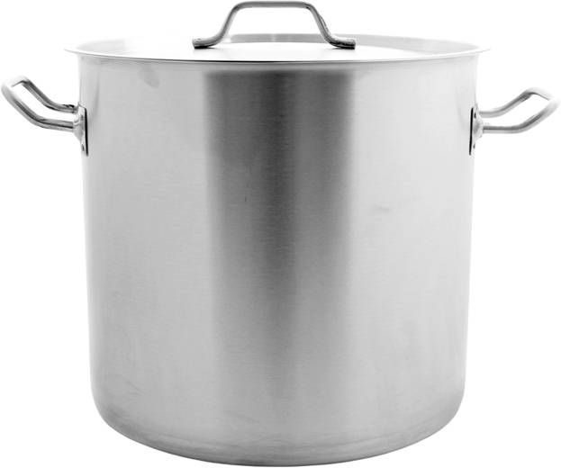 Фото Кастрюля Viatto нерж с тройным дном 450x450мм объем 71,5L с дв.ручками, 101308 артикул 101308 1