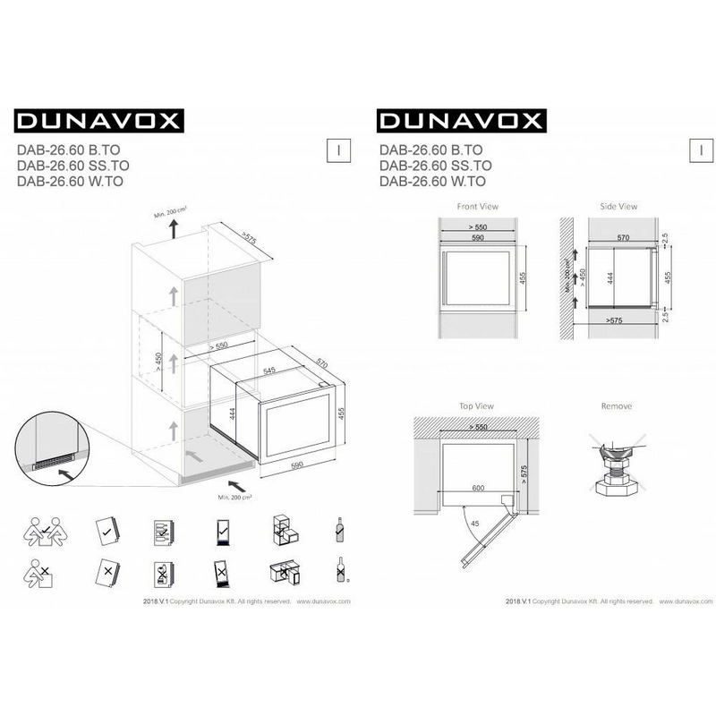 Фото Шкаф винный Dunavox DAB-26.60SS.TO 6