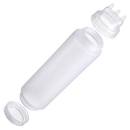 Фото Емкость для соуса Gastroplast 1000 мл, D 75 мм, H 290 мм, c 2 носика, прозрачная артикул 79680 1