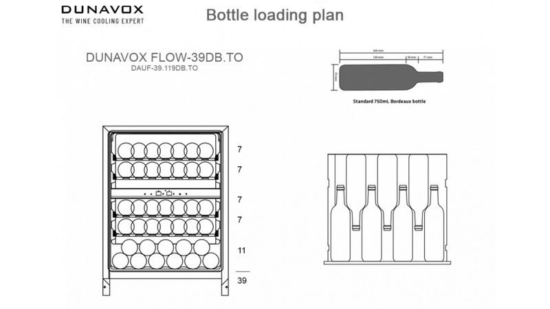 Фото Шкаф винный Dunavox DAUF-39.119DB.TO компрессорный 5