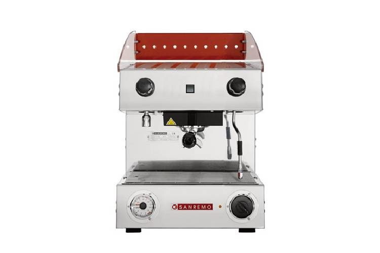 Кофемашина рожковая DLX 1гр. 220В красная