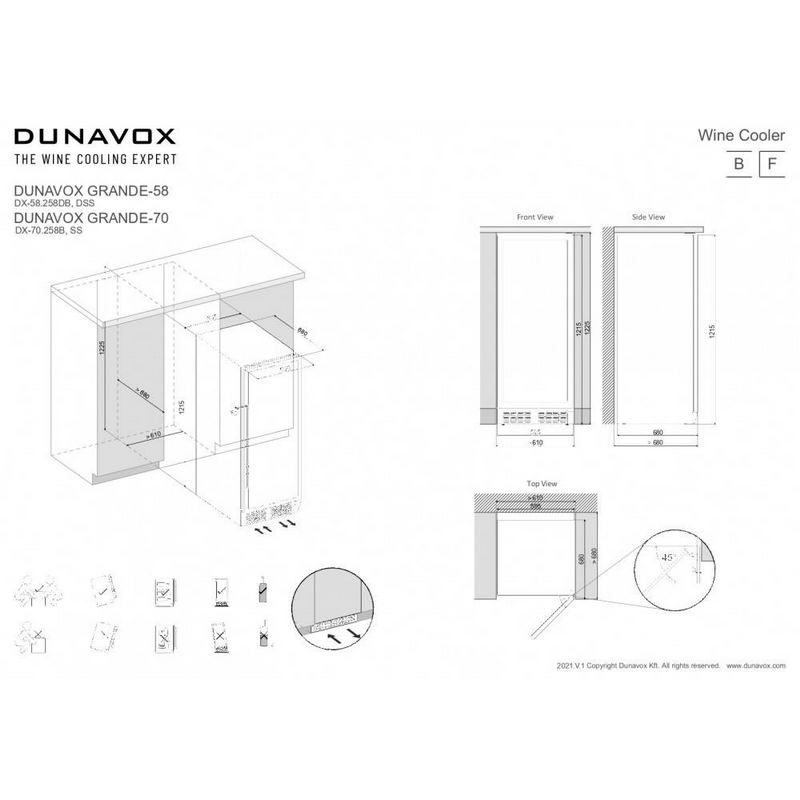 Фото Шкаф винный Dunavox DX-70.258B 2