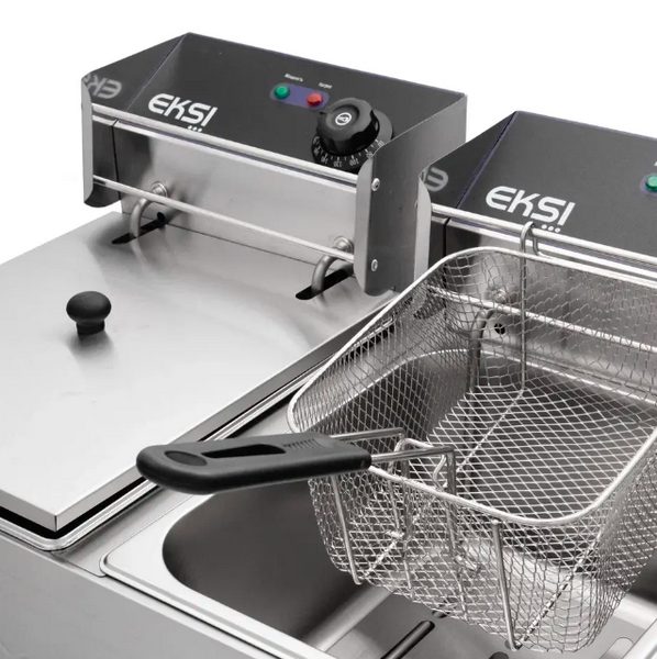 Фото Фритюрница электрическая EKSI — арт. 6 + 6L Electric Fryer 9