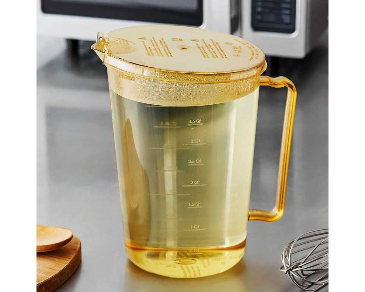 Фото Мерная кружка Cambro 3,8 л янтарный — арт. 400MCH 150 4