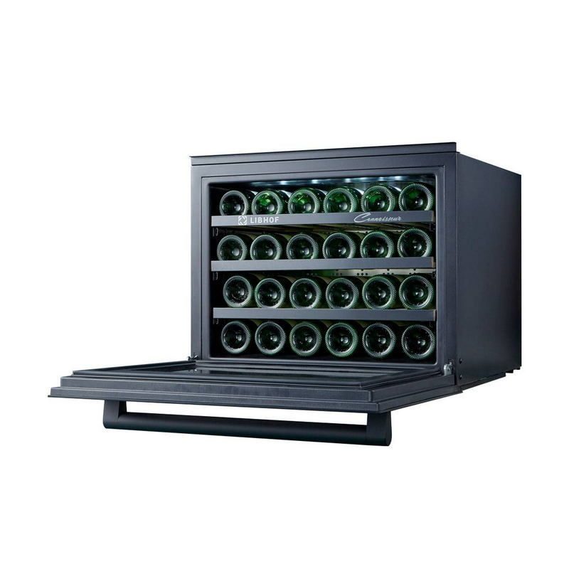 Фото Шкаф винный Libhof CK-24 black — арт. libck24b 1