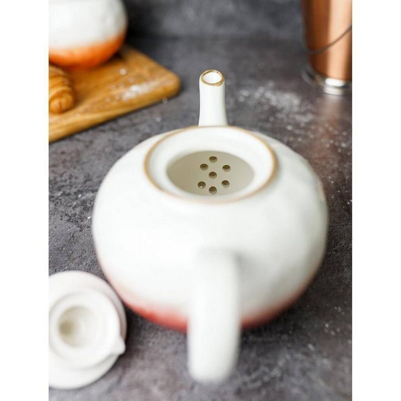 Фото Чайник заварочный P.L. Proff Cuisine The Sun Eco красный 600 мл, D 120 мм, H 90 мм артикул 170646 2