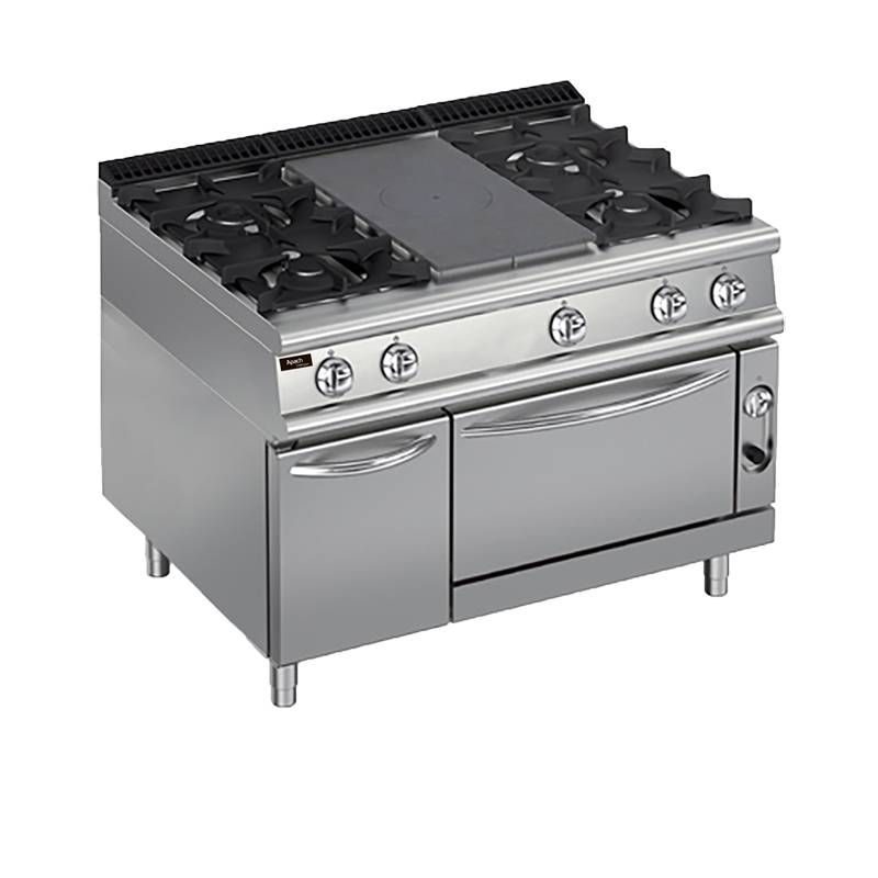 Плита газовая Apach Chef Line LRSTG129R4FG