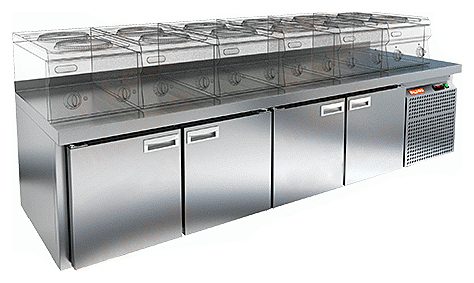 Стол морозильный HICOLD GN 1111/BT LT Sh (R290)