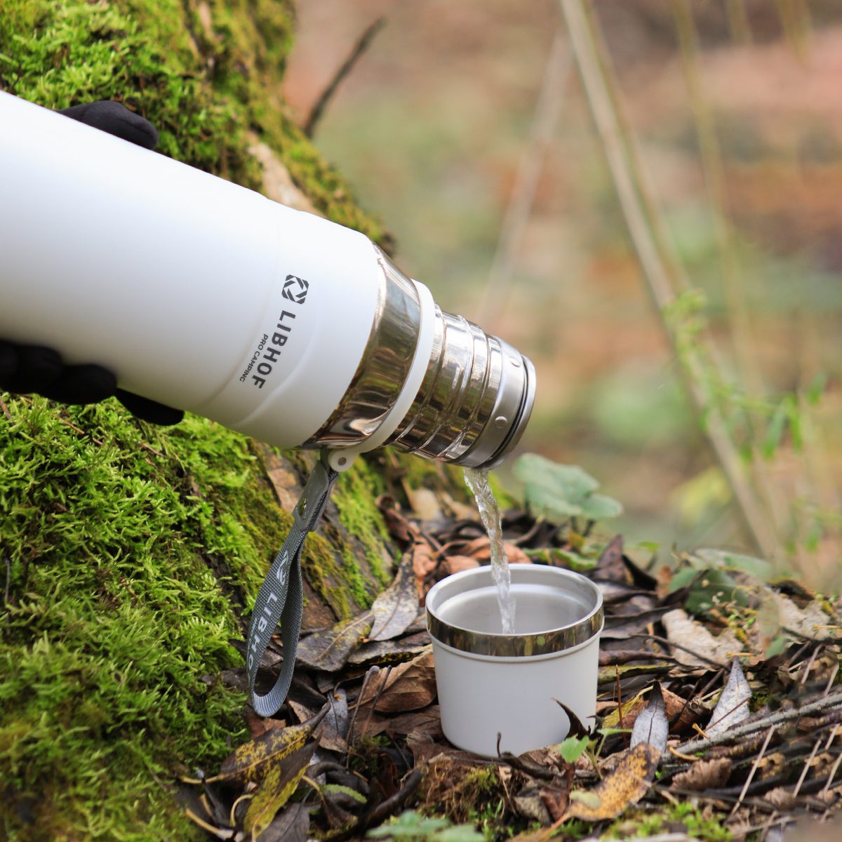 Фото Термос бытовой Libhof TM-1000 Arctic white 1,0 л — арт. libtm1000w 6