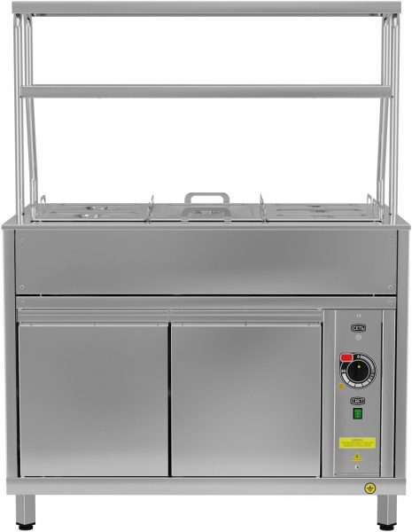 Фото Мармит электрический для вторых блюд напольный Gabino Riga MM2V-10/7 столешница — арт. N2105000005 2