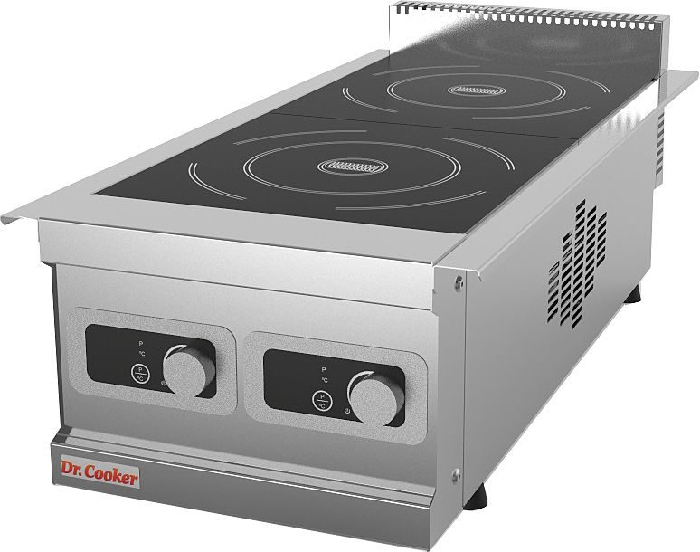 Плита индукционная Dr. Cooker ПЭИ-2Н DC 900 сер