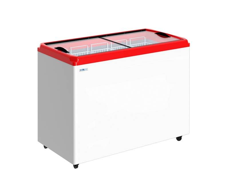 Морозильный ларь ITALFROST CF400F 5 кор красный
