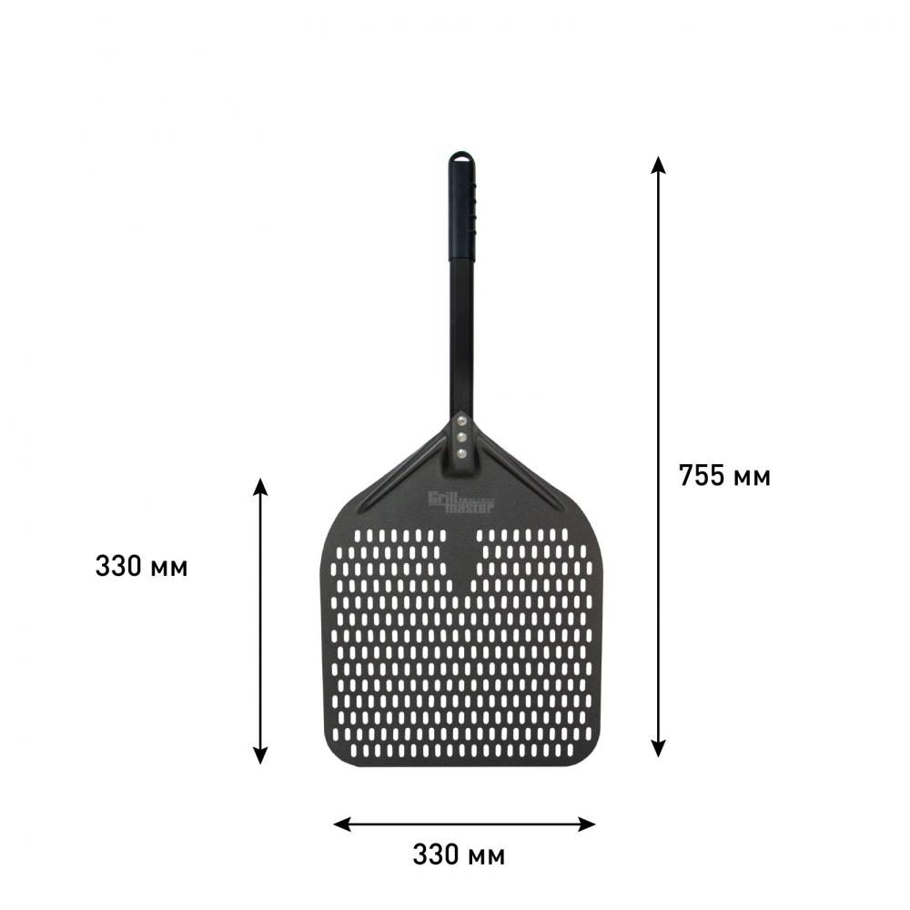 Фото Лопата для пиццы GRILL MASTER 330-S с перфорацией 2