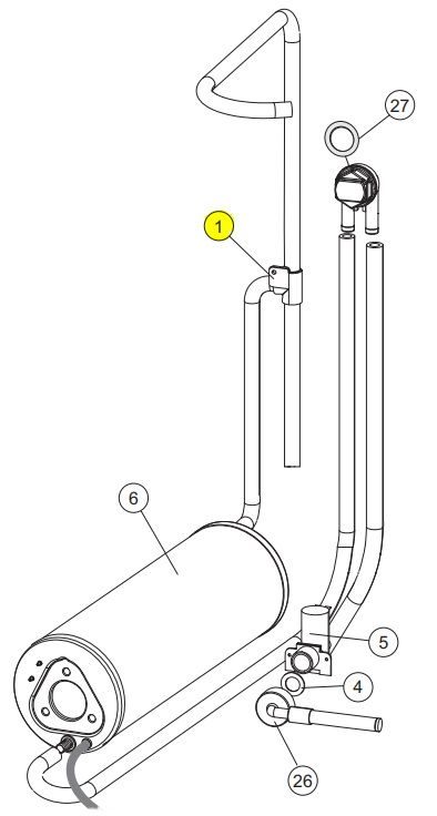 Комплект патрубков Apach Cook Line 143263 для ПММ