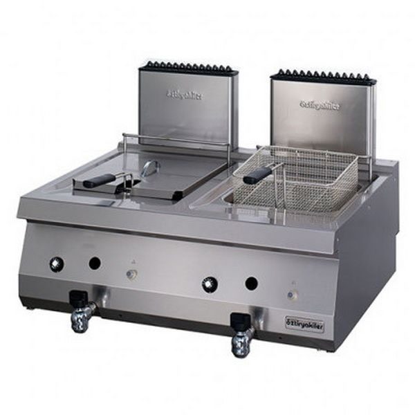 Фритюрница газовая Ozti OFGI 8070, 12 л + 12 л