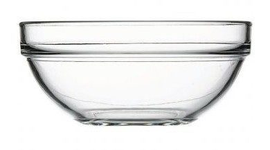 Фото Салатник PASABAHCE Chef`s 602 мл, D 140 мм, H 62 мм с крышкой — арт. 53553/b/lid 1