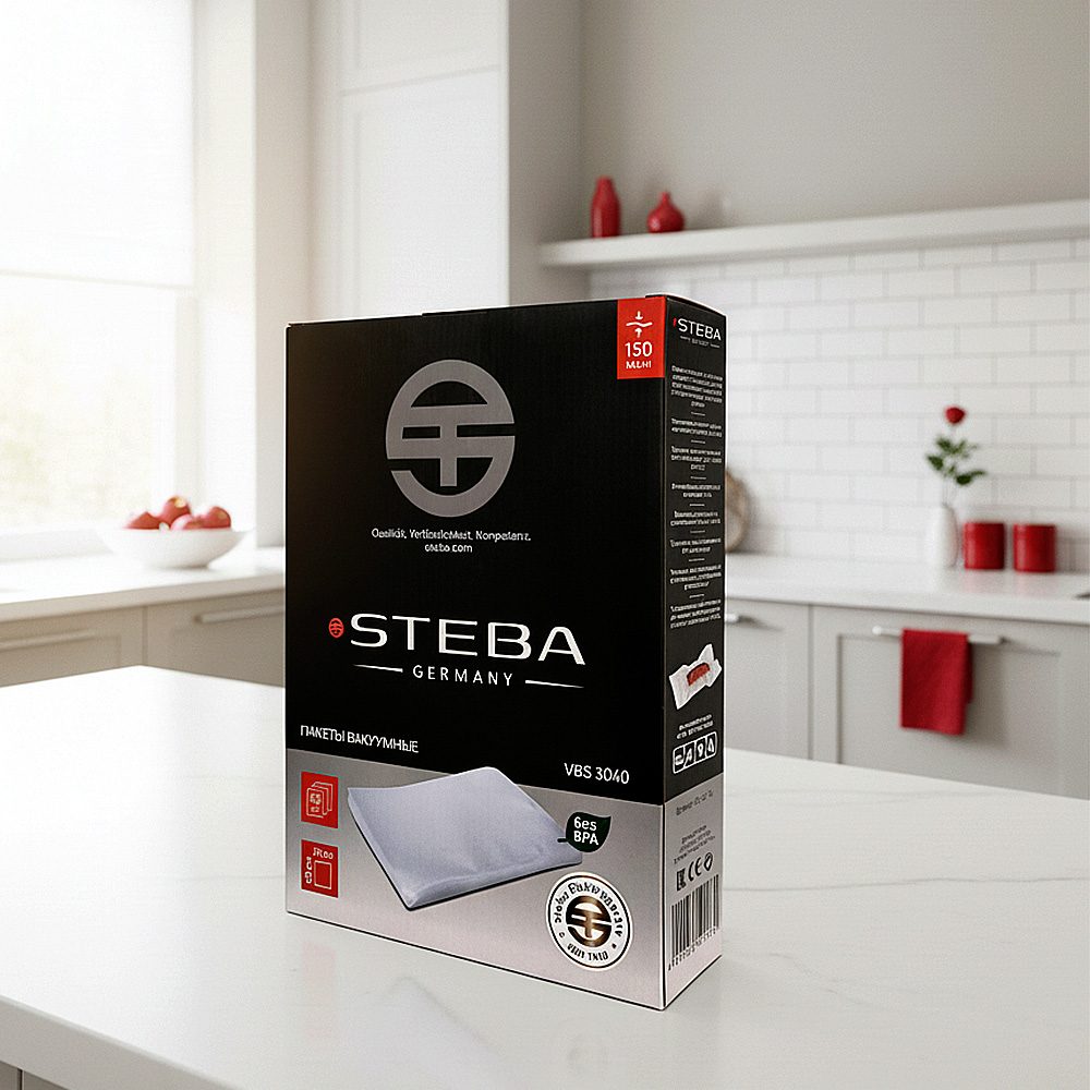 Фото Пакеты для вакуумирования Steba VBS 3040,150 мкм, 50 шт — арт. VBS 3040/150/50 1