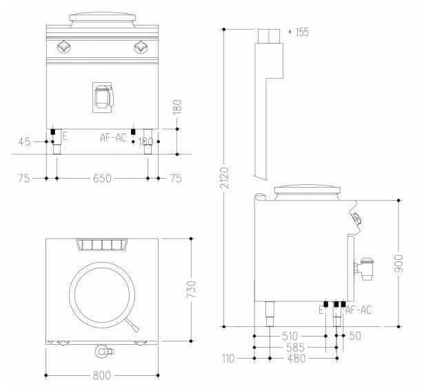 Фото Котел пищеварочный электрический Mareno NPI78E8 1