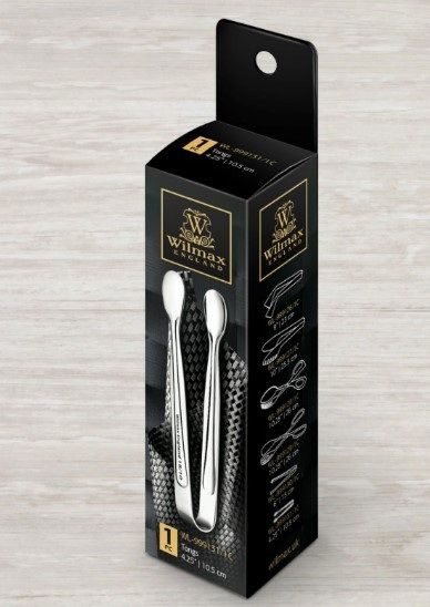 Фото Щипцы для сахара Wilmax Serving Utensils L 105 мм (фирменная упаковка) — арт. WL-999131/1C 2