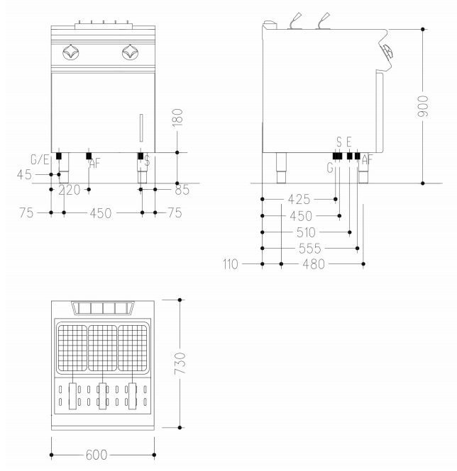 Фото Макароноварка газовая Mareno NPC76G 1