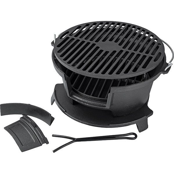 Фото Жаровня-гриль ProHotel Ember Cast 12480-30 D 300 мм, H 150 мм, чугун, черный артикул 4022142 2