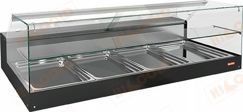 Витрина холодильная настольная HICOLD VRS 4 GN S