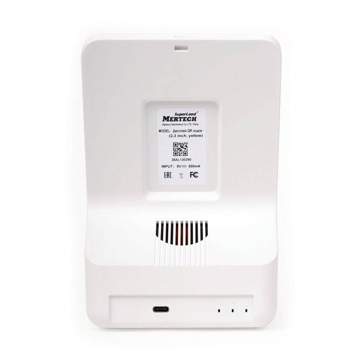 Фото Дисплей QR кодов MERTECH (2,3 inch, full) 3