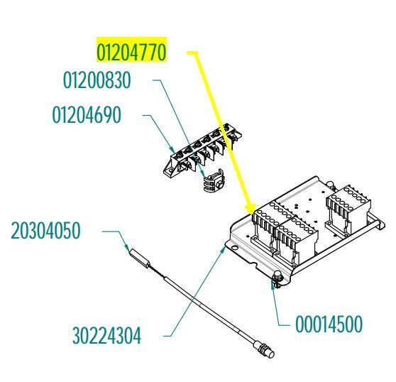 Контактор Tecnoeka 01204770