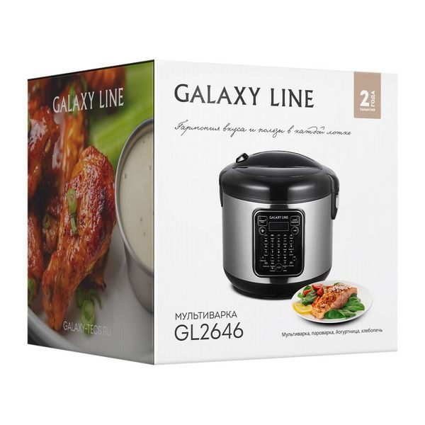 Фото Мультиварка GALAXY GL 2646 — арт. гл2646лчерн 3