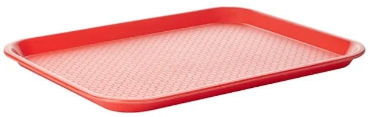 Фото Поднос ProHotel ZBL-805red 457х356 мм, пластик, красный артикул 4080670 1