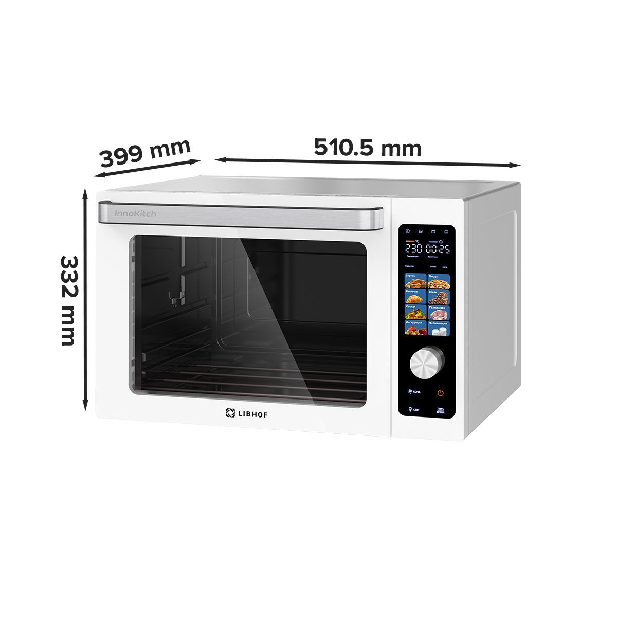 Фото Мини-печь Libhof ESL-40 white — арт. libesl40w 16