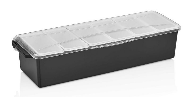 Фото Контейнер барный Gastroplast 2400 мл, L 495 мм, B 155 мм, H 95 мм 6 отделений артикул 77070 1