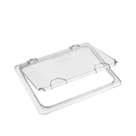 Фото Крышка к гастроемкостям Gastroplast GN 1/2 поликарбонат, прозрачная, откидная артикул 79215 1