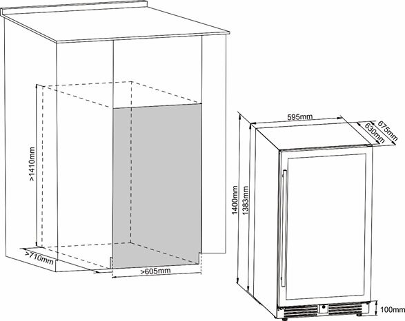 Фото Шкаф винный Cellar Private — арт. CP127-1TB 3