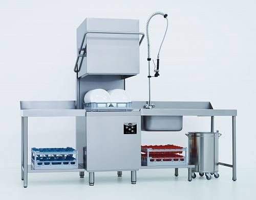 Фото Машина посудомоечная купольная Apach AC800DD с помпой 1