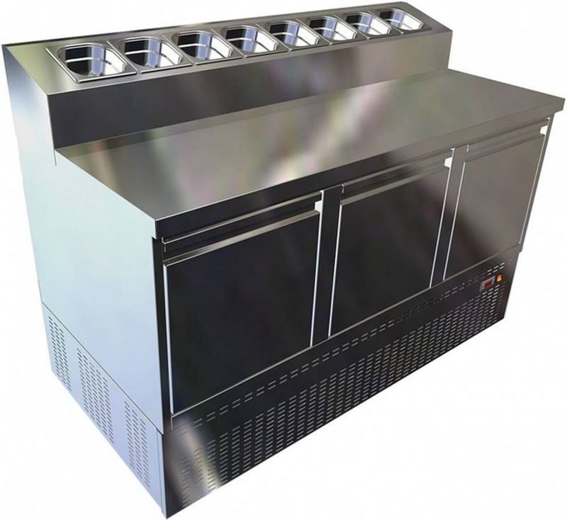 Стол для пиццы Gastrolux СОП3-147/3Д/Sр