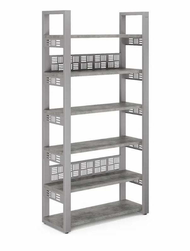Стеллаж открытый КОБОР SO6-60/36 aluminum/chicago
