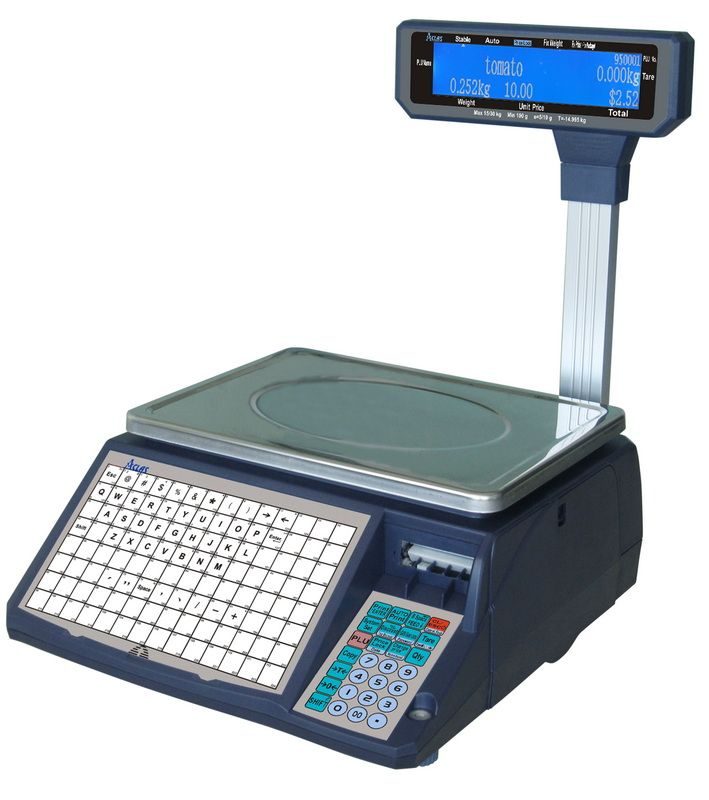 Весы торговые с печатью этикеток Aclas LS115-01H