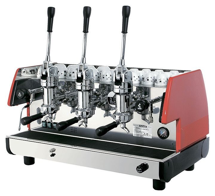 Кофемашина La Pavoni BART3L леверного типа красный