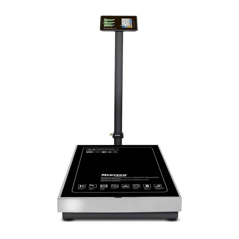 Фото Весы напольные торговые MERTECH M-ER 333 ACLP-150.20/50 "TRADER" с расч. стоимости LCD 1