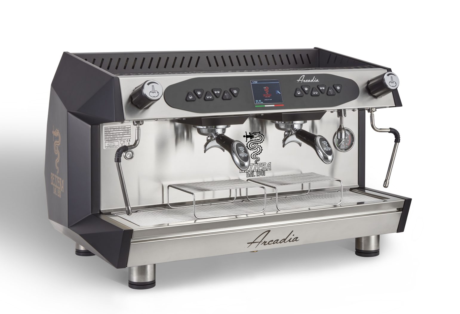 Кофемашина BEZZERA Arcadia DE PID 2GR черная