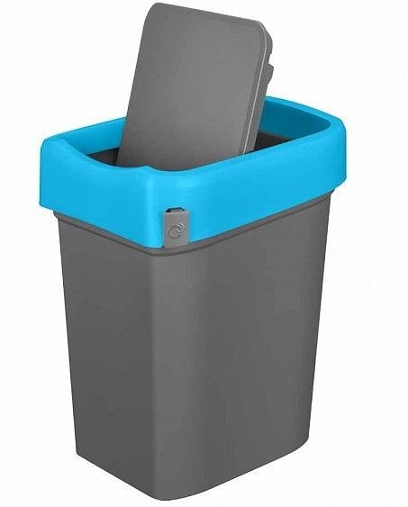 Фото Контейнер мусорный RESTOLA SMART BIN 25 л, L 333 мм, B 269 мм, H 457 мм синий 1