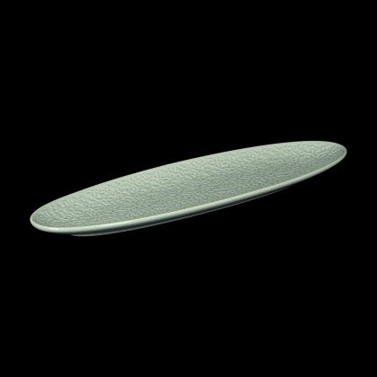 Фото Блюдо овальное Corone Nori 14'' 356х114х21 мм, зеленый [LQ-QK15295-GRE] — арт. фк5630 1