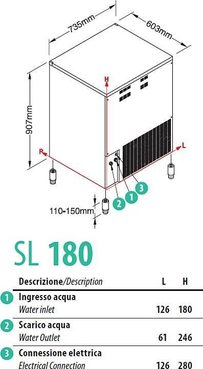 Фото Льдогенератор NTF SL 180 A 2