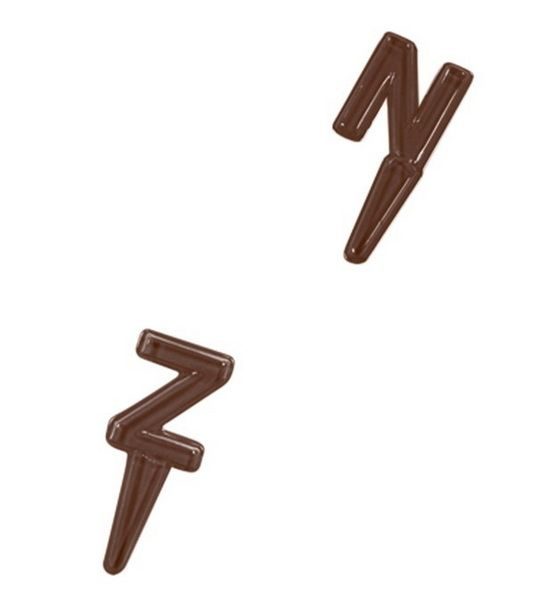 Фото Форма для шоколада Martellato Choco Light Буквы N-Z L 240 мм, B 185 мм ячейка — арт. 90-P9662 1
